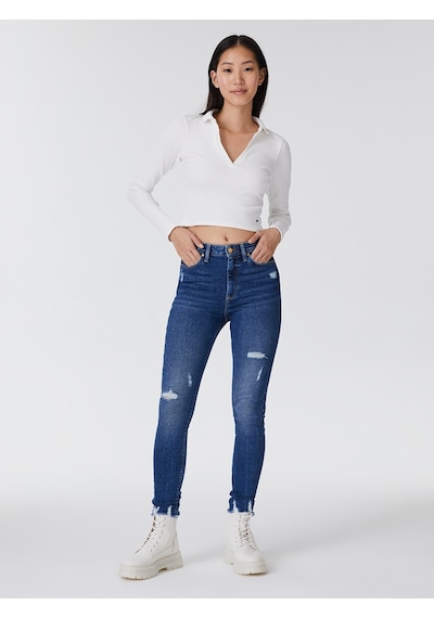 Natalie Skinny Fit Pantolon Lacivert