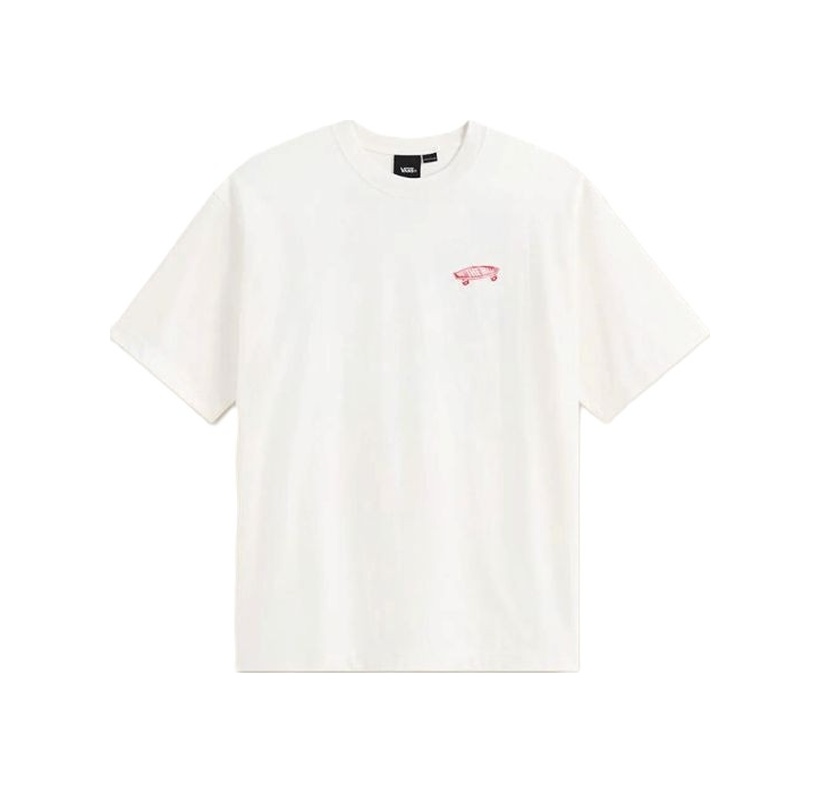 Vans Full Deck Ss Tshirt Erkek Beyaz T-shirt - Vn000t6v