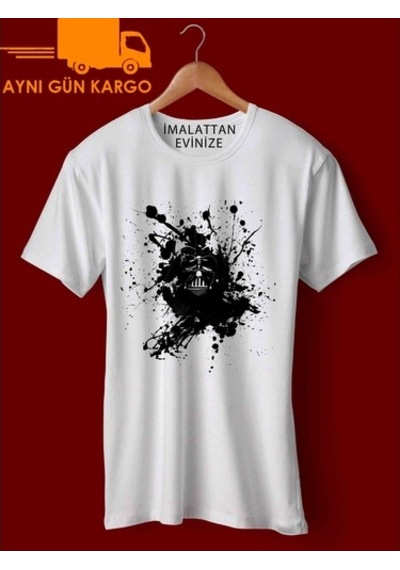 Darth Vader Mürekkep Baskılı Tişört Tshirt Ücretsiz Kargo-Rab