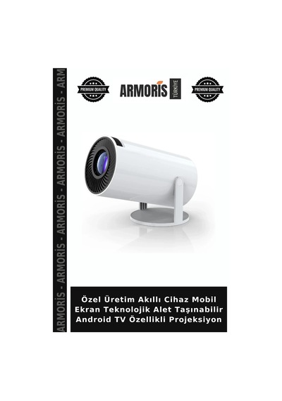 Özel Üretim Akıllı Cihaz Mobil Ekran Teknolojik Alet Taşınabilir Android Tv Özellikli Projeksiyon
