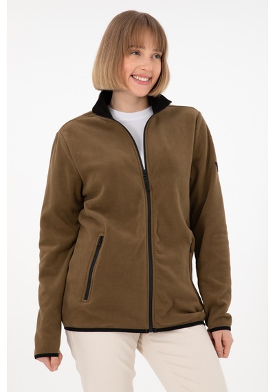 U.S. Polo Assn. Erkek Haki Basic Polar Hırka 50298066-VR027