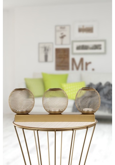 Sera Tealight 3lü Mumluk Eskitme Begüsa