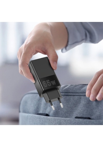 Kuulaa 65W Gan Hızlı Şarj Aletı Qc-Pd 3.0 Hızlı Apple Uyumlu MacBook Pro Şarj