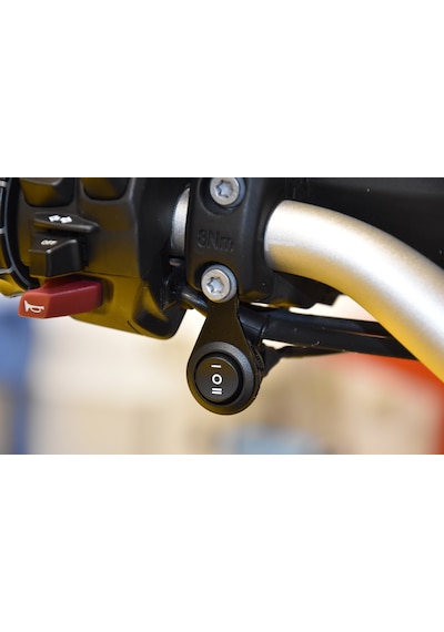 Healtech Ese-sw-bm1 Bmw R 1250 Rt Uyumlu Değiştirilebilir Egzoz Servo Modülü Siyah