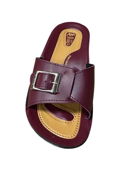 By Aris Kadın Tek Toka Terlik Bordo - 732353067 Bordo