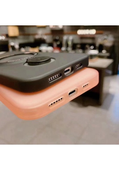 Apple Uyumlu iPhone 13 Stantlı Buzlu Sert Magsafe Kapak