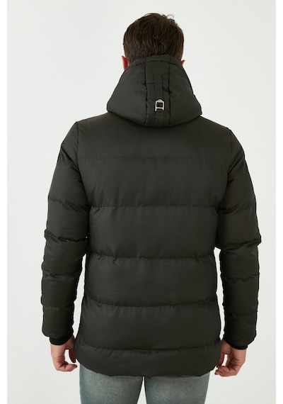 Buratti Kapüşonlu Suya Ve Rüzgara Dayanıklı Soğuk Geçirmez Slim Fit Erkek Mont 5717101 Haki