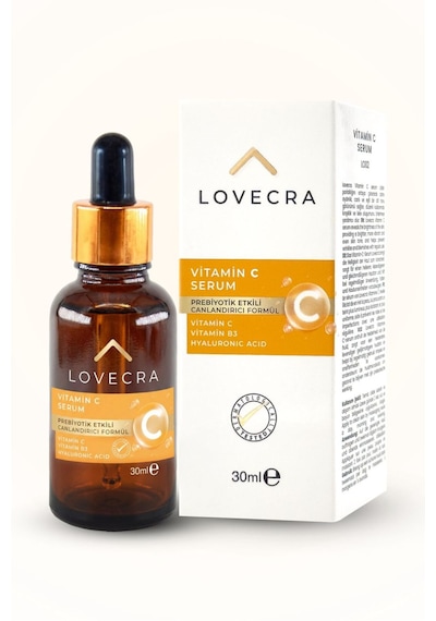 Vitamin C Serum B3 Vitamini Hyaluronic Acid Aydınlatıcı Nemlendirici Günlük Cilt Serumu 30 Ml