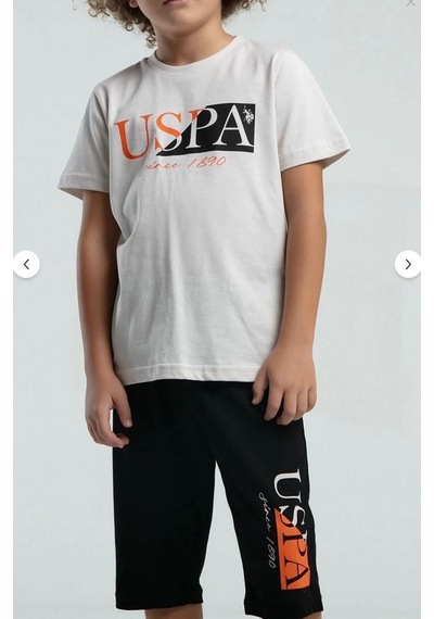 Aykidsclup U.s. Polo Assn Erkek Çocuk Kapri Takım 2030-k Krem