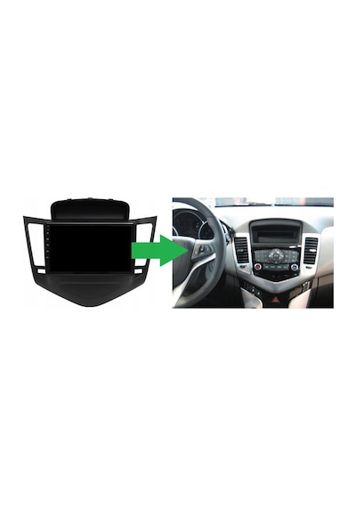 Chevrolet Cruze Android Multimedya Sistemi 4-64 Cadence 2008-2012 +360 Kamera 9"