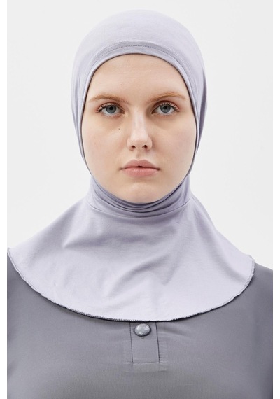 Altobeh Kadın Tesettür Pratik Boyunluklu Hijab - Sporcu Bone Gri