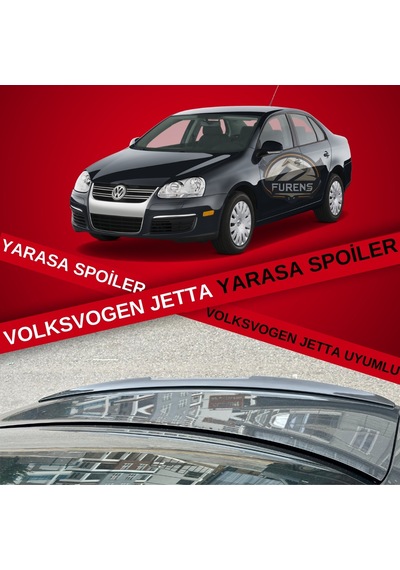 Volkswagen Jetta Mk5 Bagaj Üstü Yarasa Spoiler Çıtası