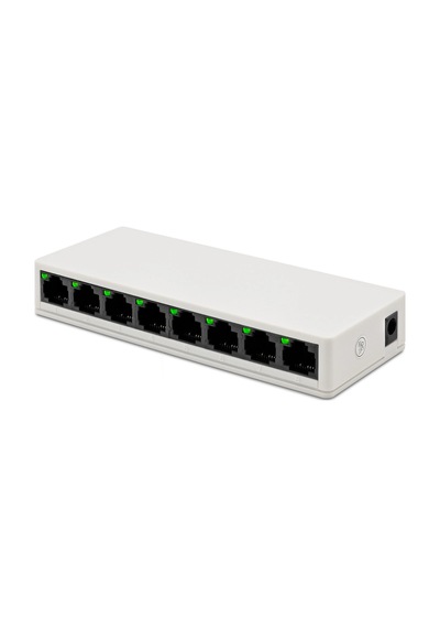 8 Portlu Ethernet Switch 10 100 Mbps Beyaz Renkli - 89