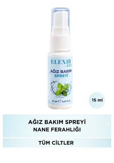 Ağız Bakım Spreyi 15 Ml Nane Ferahlığı Günlük Ağız Bakımı Pratik Kullanım