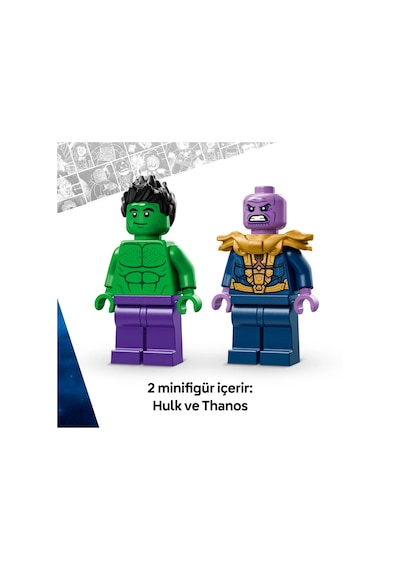 LEGO® ǀ Marvel Hulk Kamyonu, Thanos'a Karşı 76312 - 7 Yaş ve Üzeri Çocuklar için Süper Kahraman İçeren Yaratıcı Oyuncak Yapım Seti (229 Parça) LEGO® ǀ Marvel Hulk Kamyonu, Thanos'a Karşı 76312 - 7 Yaş ve Üzeri Çocuklar için Süper Kahraman İçeren Yaratıcı Oyuncak Yapım Seti (229 Parça)