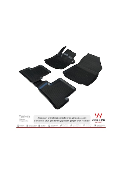 Renault Clio 4 Paspas 2012 2019 Arası 3D Havuzlu Wöller Paspas