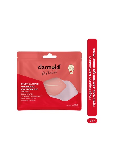 Dermokil Dolgunlaştırıcı Nemlendirici Hyaluronik Asit Hidrojel Patch Dudak Maskesi