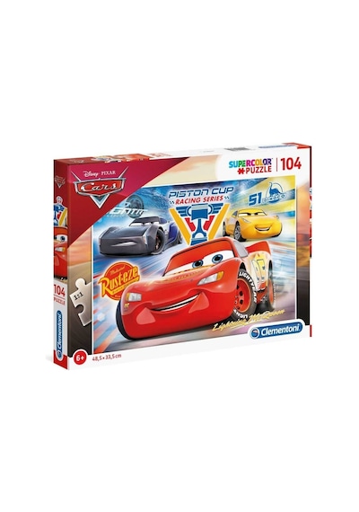 104 Parça Puzzle Cars 3 Piston Cup