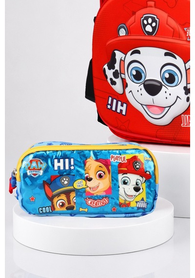 X Dekomus Lisanslı Paw Patrol Marshall 40 Cm Büyük Boy Okul Çantası Ve Kalem Çantası Seti Altın