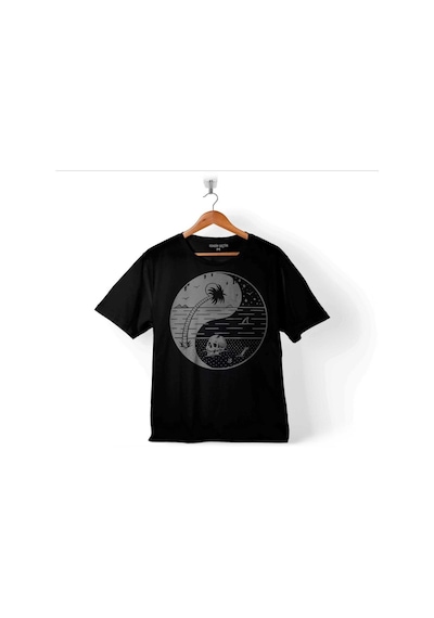 Spiderman Ying Yang Doğa Günü Çevre Kirliliği Ölüm Skull Çocuk Tişört