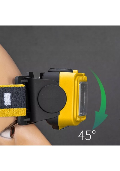 Powermaster S03 Sarı Sensörlü Kafa Lambası Siyah