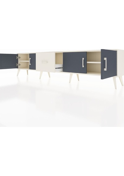 Arges Tv Ünitesi 2 Raflı Tek Çekmeceli 4 Kapaklı 220x30x51 Aytaşı-antrasit/aytaşı Antrasıt/aytası - Aytası Arges Tv Ünitesi 2 Raflı Tek Çekmeceli 4 Kapaklı 220x30x51 Aytaşı-antrasit/aytaşı Antrasıt/aytası - Aytası