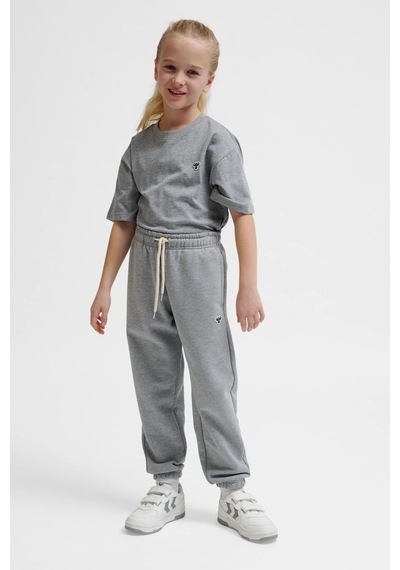 Hummel Pamuklu Loose Fit Logolu Elastik Paça Eşofman Altı Unisex Çocuk Eşofman Altı 232951-2006 Gri Melanj Hummel Pamuklu Loose Fit Logolu Elastik Paça Eşofman Altı Unisex Çocuk Eşofman Altı 232951-2006 Gri Melanj
