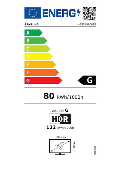 Samsung HG55AU800EE 55" Crystal 4K Ultra HD LED HOTEL TV  (Smart Değildir)