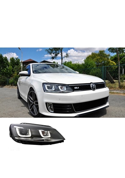 Vw Jetta 2011.2018 Uyumlu Çift U Mercekli Far