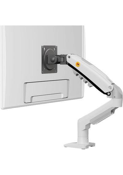Nb F80-xe Beyaz Ergonomik Monitör Tutucu 17-30 İnç, 2-9 Kg, Amortisörlü Vesa Monitör Standı