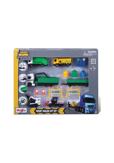 Maisto Mini Work Machines Freight Haulers Oyun Seti 12630 Model 2