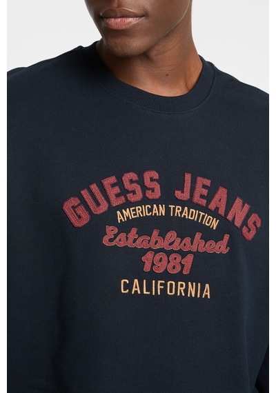 Guess Jeans Erkek Sweatshirt M5rq35kcpr1 Lacivert
