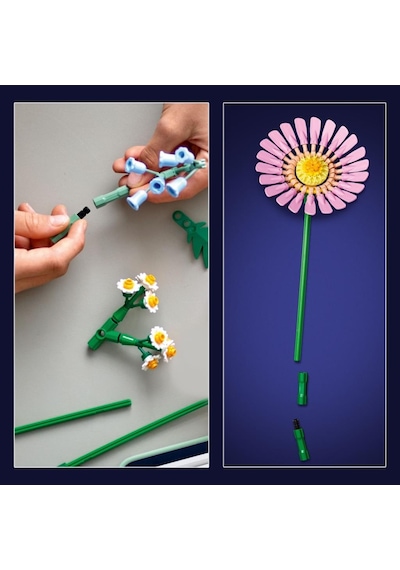 Lego 10347 Botanicals Küçük Sarı Buket - 9 Yaş & Üzeri Çocuklar İçin Çiçek Model Yapım Seti 373 Parça