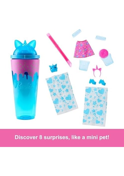 Pop Reveal Bebek Pop Reveal Shakes Serisi Bebek Ve Aksesuar Seti, Kokulu Ve Şirin Tek Boynuzlu At Temalı Bebek Jcn86