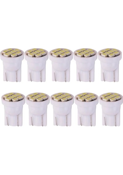 Süper Güçlü Mini T10 Led 8 Ledli 12 Volt Mini T10 Led 523638212