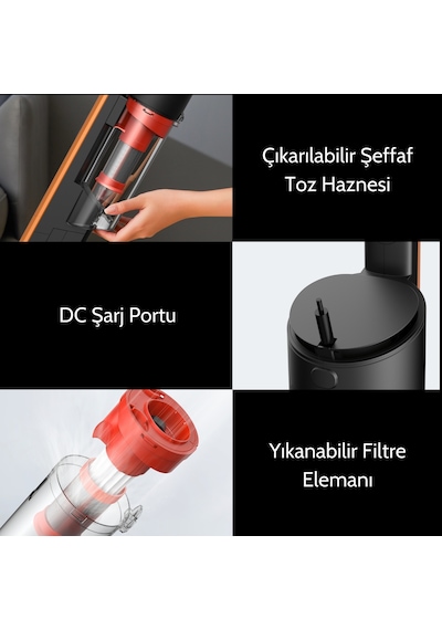Deerma VC31 Kablosuz Dikey Şarjlı Süpürge
