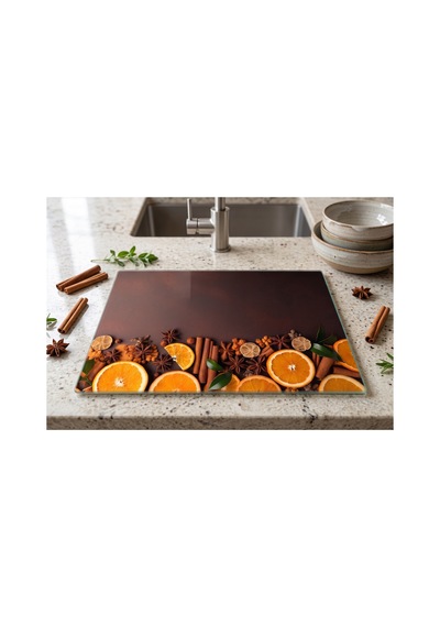 Cam Kesme Tahtası Temperli Uv Baskılı Kaymaz Ayaklı - 25x35 Cm En Çok Tercih Edilen Boyut İle Cam Kesme Ve Servis Tahtası Çok Renkli - 928940573 Çok Renkli