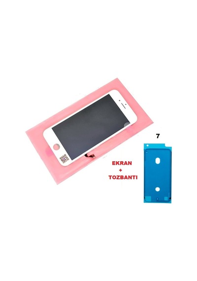 Apple Uyumlu iPhone 7 Lcd Ekran Dokunmatik +tozbantı Lw Marka Beyaz