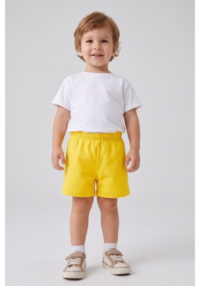 Dmb Kids Kız Bebek Basic Penye Şort Dmb-0439 Sarı