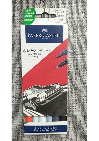 Faber Castell Goldfaber Sketch 6'lı Car Desing 164813