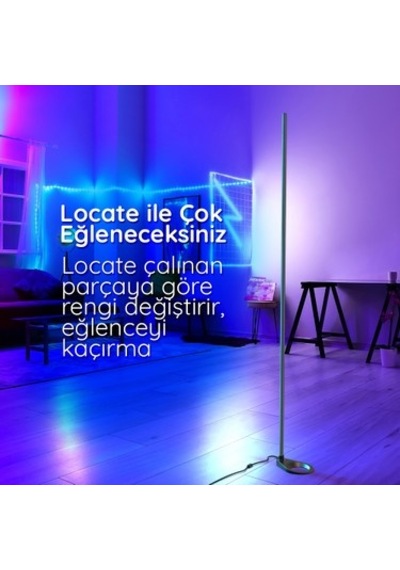 Dekoratif Lambader İle Şık Salon Aydınlatması Sağlayın 10 Parça Siyah
