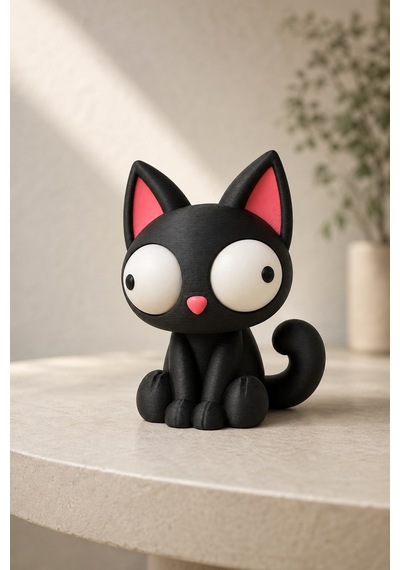Yasuah Siyah Kedi Figürü Hareketli Gözlü Halloween Koleksiyonu İçin