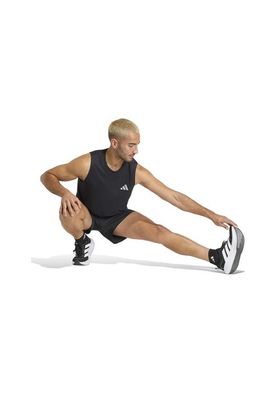 Adidas Running Essentials Erkek Siyah Yuvarlak Yaka Atlet