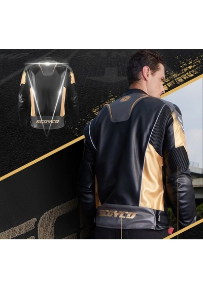 Scoyco 4 Mevsim Mont Jk187 Gold - 3xl
