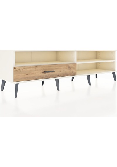 Hyperion Tv Ünitesi 2 Raflı Tek Çekmeceli 176x44x51 Aytaşı-aytaşı/çam Aytası/atlas Çam Hyperion Tv Ünitesi 2 Raflı Tek Çekmeceli 176x44x51 Aytaşı-aytaşı/çam Aytası/atlas Çam