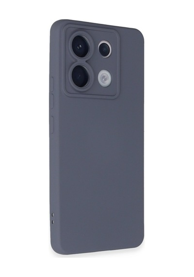Xiaomi Redmi Note 13 Pro 5g Uyumlu Kılıf Nano İçi Kadife Silikon - Gri