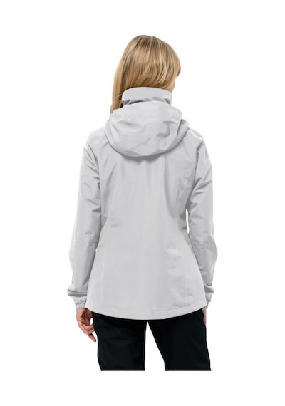 Jack Wolfskin 1111202 6709 Stormy Point 2l Jkt W Cool Grey Kadın Outdoor Ceket Gri