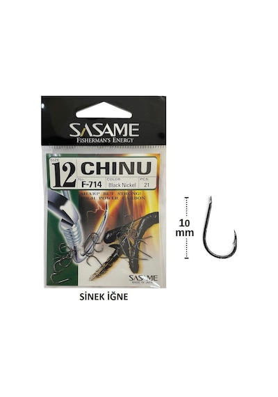 Sasame F-714 No:12 Chinu Olta İğnesi 21 Adet