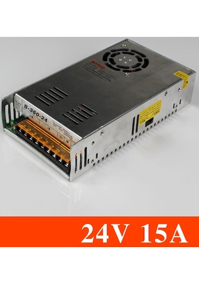 A Kalite 24V 15A Cctv Güvenlik Kamera Ve Led Adaptör Gerçek 15A