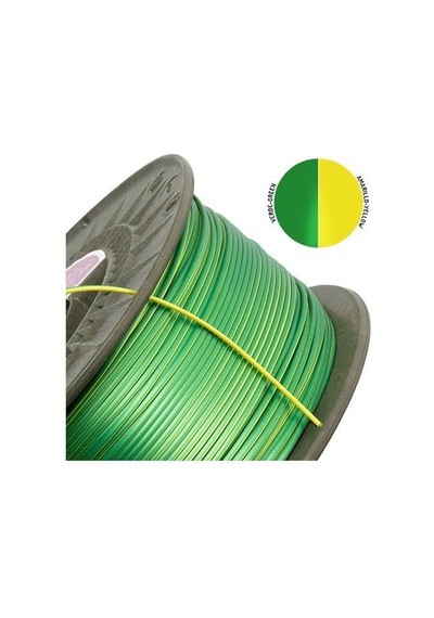 Winkle Pla Silk Multicolor Filament Yellow-green 1.75mm 1 Kg